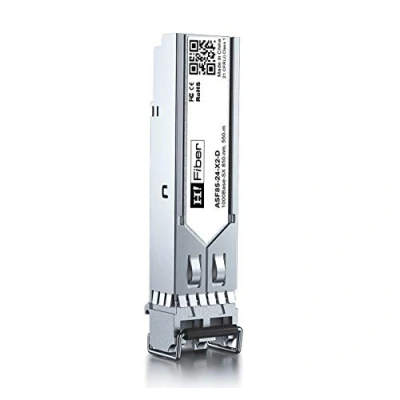 Imagen de H!Fiber.com 1000BASE SX SFP Transceptor, a LC, 1.25G Multimode módulo Compatible con Cisco GLC MM/GLC MMD, MA 1GB SX, Ubiquiti UniFi UF MM 1G, Mikrotik S 85DLC05D, Netgear AGM731F...
