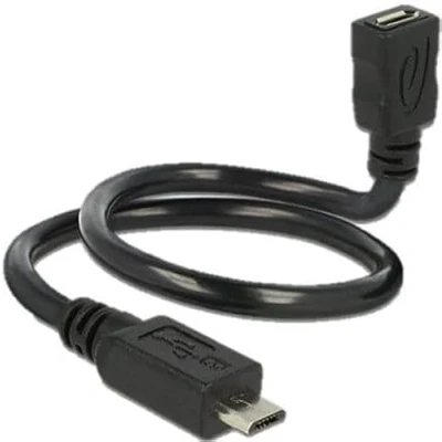 Imagen de Delock 0.35m, 2xusb2.0 Micro B 0.35m Usb A Negro Cables