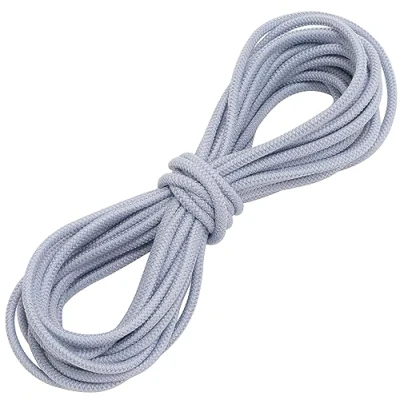 Imagen de AERZETIX C67272 Elástico decorativo redondo 5 metros diámetro 3mm color gris pastel