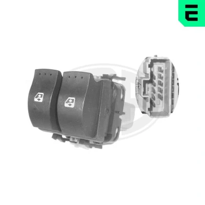 Imagen de ERA 662450 Interruptor, elevalunas Delante, izquierda RENAULT: MEGANE 2, SCENIC 2 Stufenheck