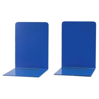 Imagen de SimonRack Sujetalibros, Sujeta Libros Estanteria Metálicos, 160x120x120, 2 Unidades, Soporte Libros, Azul