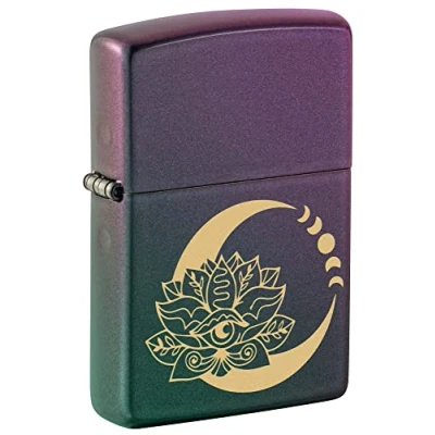 Imagen de Zippo Lotus Moon Design Encendedor Iridiscente de Bolsillo