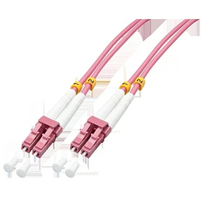 Imagen de Lindy 3.0m Os2 Lc Duplex 3m Amarillo Cables De Fibra Óptica