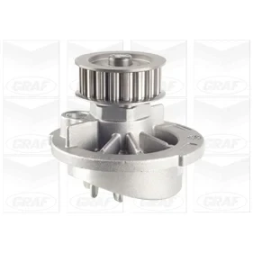 Imagen de GRAF PA940 Bomba de agua 19 con junta mecánico Chapa acero 56,29 para accionamiento correa trapecial OPEL: Astra G Berlina, CC