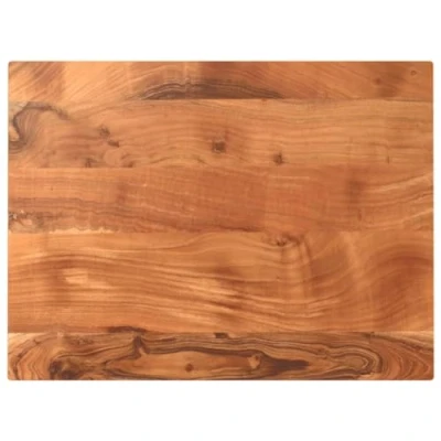 Imagen de vidaXL Tablero de Mesa Rectangular Madera Maciza Acacia 90x50x3,8 cm Superficie para Centro