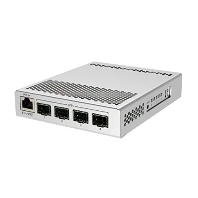 Imagen de MikroTik CRS305 1G 4S+in conmutador de Red Gestionado Gigabit Ethernet (10/100/1000) Energía (PoE) Blanco