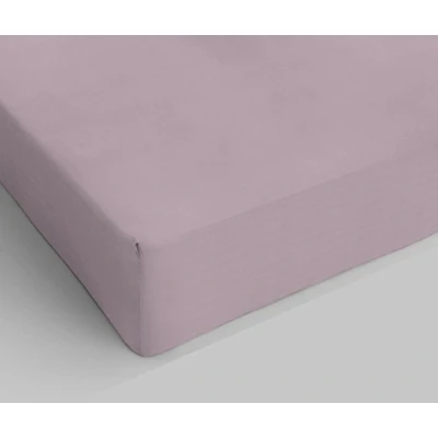 Imagen de Italian Bed Linen MAX Color Sàbana con angulos de 25cm, Lino, Rosa mistica, Doble pequeño