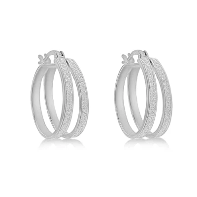 Imagen de Tuscany Silver Pendientes de aro Mujer Plata fina 925 8.51.1929