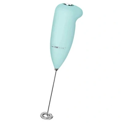 Imagen de Clatronic MS 3089, espumador de leche, espuma leche en segundos, carcasa tacto suave, accionamiento por batería, color verde menta