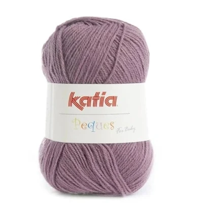 Imagen de Lanas Katia PEQUES Ovillo de Color Ciruela Cod. 84942