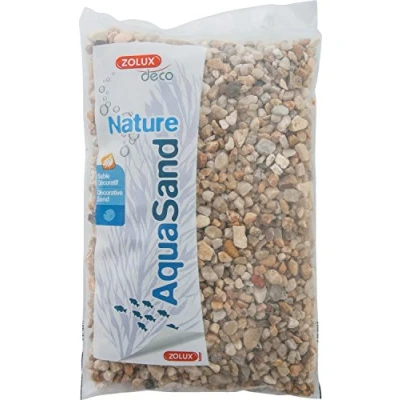 Imagen de Zolux Gravier Natural para Acuario Cuarzo Gros de 3 a 8 mm granulométie 1 kg