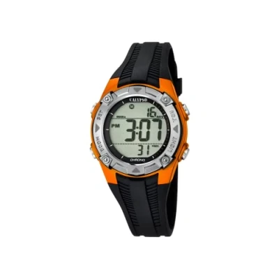 Imagen de CALYPSO Reloj Modelo K5685/7 de la colección Digital Crush, Caja 36,6 mm Naranja con Correa plástico Negro para niño