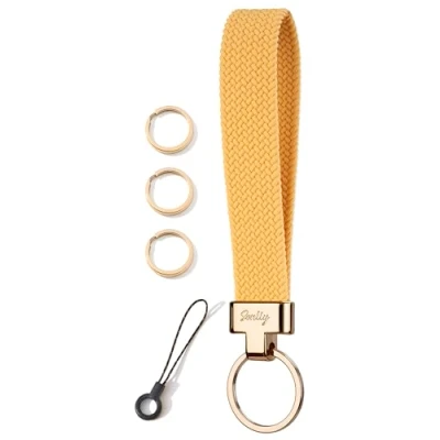 Imagen de SENLLY Llavero de Pulsera, Estirable Correa Cordón para la Muñeca Llaves, Original Elástico Diseño Anticaída.