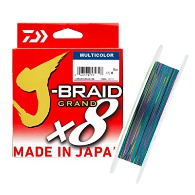Imagen de Daiwa Tresse 8 Brins J Braid Grand X8 300m PE.6 D.0.35mm R.36kg Mutlicolore 12795135