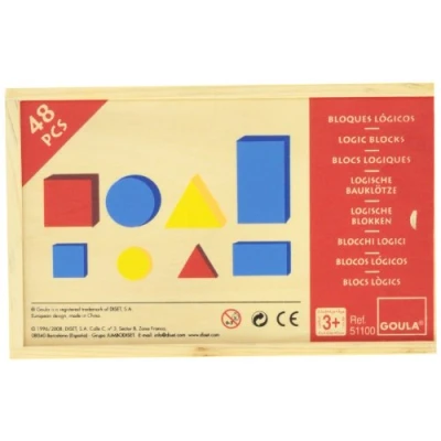 Imagen de Goula Bloques lógicos, Juego preescolar de construcciones a partir 3 años
