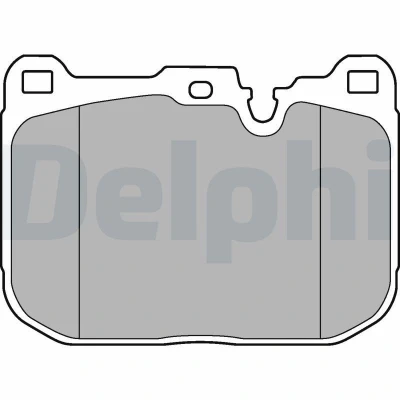 Imagen de DELPHI LP3248 Juego de pastillas freno preparado para indicador desgaste sin chapa antichirridos accesorios BMW: 3 Berlina, 2 Coupé, 4 Coupé