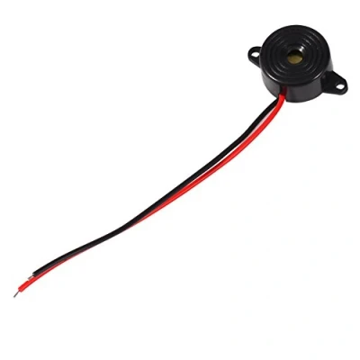 Imagen de Tosuny DC 12V Zumbador Electrónico, Timbre 3 24V Alarma de Sonido Continuo Longitud Cable 100mm