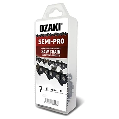 Imagen de OZAKI Cadena motosierra 3/8 LP E50 Semi Pro Medidor de 1,3 mm (0,05&quot;) Perfil gubia semicuadrada 50 entrenadores 35 cm