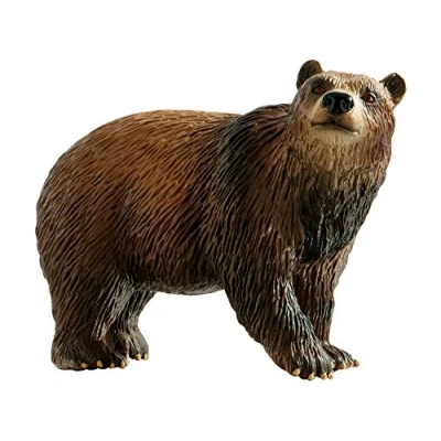 Imagen de Bullyland Brown Bear 69397 Figura de Juego, Oso Pardo, Aprox. 8 cm Altura, Pintada a Mano, sin PVC, para Que los niños jueguen Forma imaginativa, Multicolor (Bullyworld 69397)