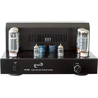 Imagen de Dynavox VR 80E Amplificador a válvulas mono, color negro (importado)