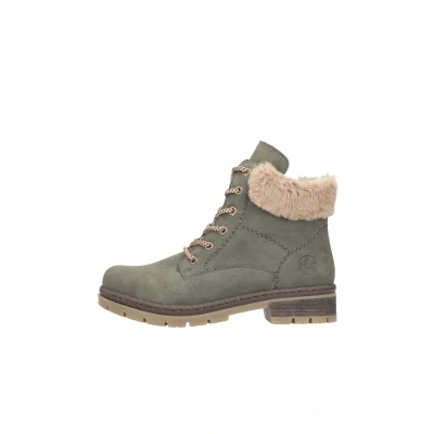 Imagen de Rieker Y7424, Botas con Cordones Mujer, Verde, 37 EU