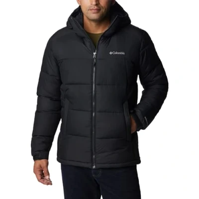 Imagen de Columbia Pike Lake Hooded Jacket, Chaqueta Acolchada Con Capucha para Hombre, Black, Talla XL