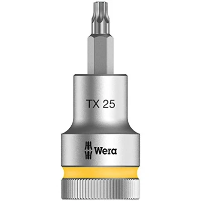 Imagen de WERA 05003831001 8767 C HF TORX 25 x 60 mm Vaso de punta Zyklop con función retención 1/2&quot;