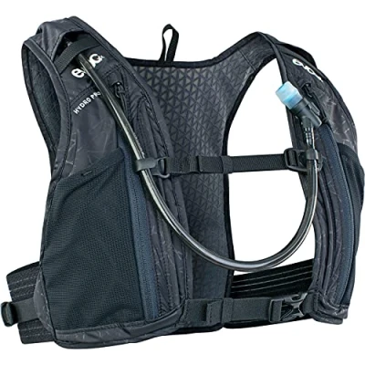 Imagen de EVOC Hydro Pro 3 + 1.5l Hydration Bladder Mochila de hidratación, con Bolsillo hidratación (COMPARTOS NUTRICIÓN, Dos Bolsillos en el Pecho, 1.5l), Negro