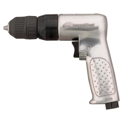 Imagen de Ingersoll Rand Taladro neumático Reversible para Trabajo Pesado de 3/8&quot; (10 mm) 7802RAKC portabrocas sin Llave, 1 Unidad