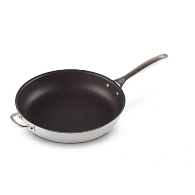 Imagen de Le Creuset Sartén alta de Acero Inoxidable Signature con asa soporte y revestimiento antiadherente, 32 cm, 96600232000000