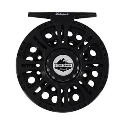 Imagen de Shakespeare Carrete de Pesca a Mosca Cedar Canyon Premier Ligero y Duradero con Suave Varillaamiento unidireccional recuperación Convertible Izquierda/Derecha 7/8