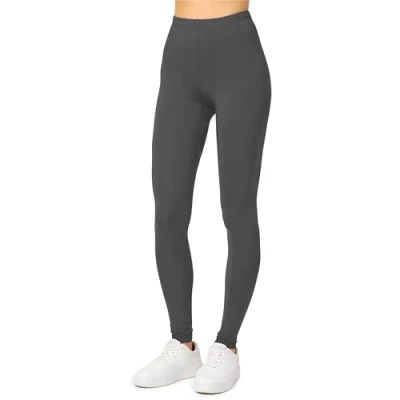 Imagen de Merry Style Leggins Largos Deportivas Mujer Mallas con Cintura Elástica Vestir Suaves Flexibles, Transpirables Ideal para Todas Las Estaciones MS10 143 (Grafito, 4XL)