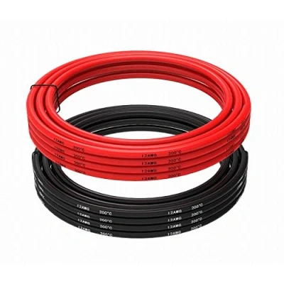 Imagen de Cable de silicona calibre 12 baja impedancia suave y flexible, AWG 680 hilos 0.08 mm cobre para RC Coche, avión no tripulado, batería avión, etc