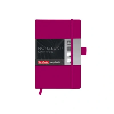 Imagen de Herlitz 11369154 my.book Classic Libreta A6, 96 hojas cuadriculadas, color fucsia