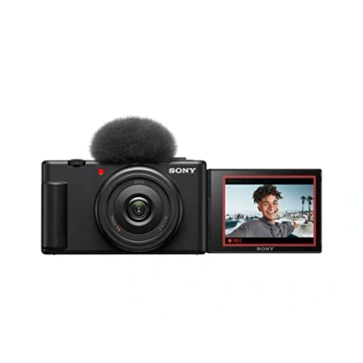 Imagen de Cámara Sony Vlog ZV 1F, Digital, Pantalla multiángulo, Vídeo 4K, lenta, Micro, Funciones Vlog, Wifi, Bluetooth, Negra