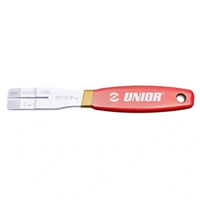 Imagen de Unior Herramienta de Freno Disco 2 para 1, Ciclismo, Rojo, Talla única