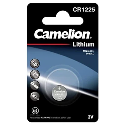 Imagen de Camelion 13001225 Pilas de botón Litio (3 V, CR1225, 1 Unidad)