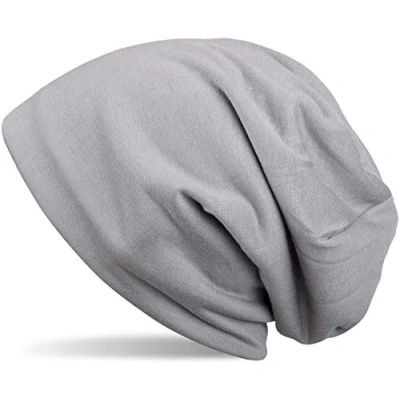 Imagen de styleBREAKER Gorro clásico Liso Unisex con Tejido Polar Interior, Forrado 04024008, Color:Gris