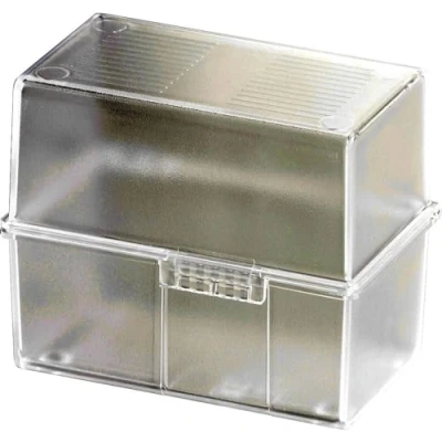 Imagen de Han 976 63 Fichero (para 400 tarjetas, DIN A6, poliestireno, 165 x 128 96 mm), transparente