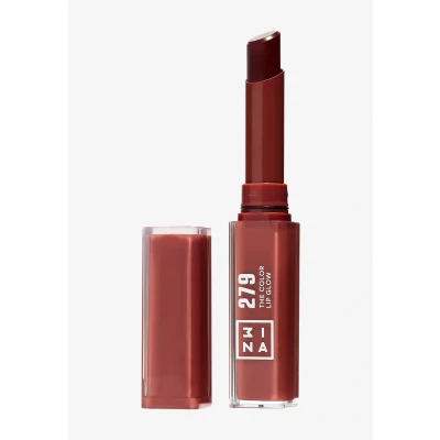 Imagen de 3ina Makeup The Color Lip Glow 279 Marrón Labial Hidratante con Manteca de Karité para Nutrir los Labios Barra Brillo Bálsamo Alta Pigmentación Vegan Cruelty Free