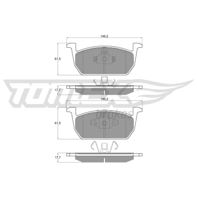 Imagen de Juego de pastillas TOMEX Brakes TX 18 73