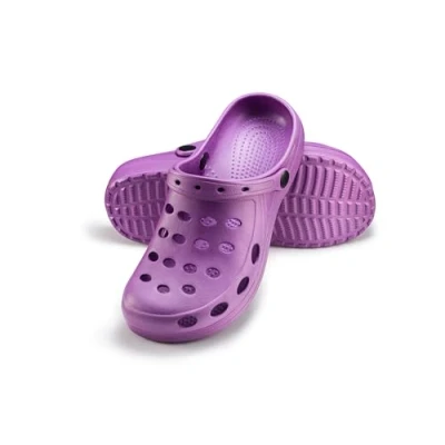 Imagen de ESTRO Zuecos Mujer Verano Goma Sanitarios Unisexo Hombre Zapatillas Ligero A02 (40, Púrpura)