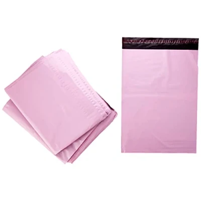 Imagen de Triplast Bolsa de plástico para envíos postales, color rosa, rosa 12&quot; x 16&quot;