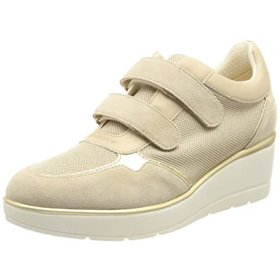 Imagen de Geox ILDE Zapatillas, Mujer, Talla: 41, Light taupe Zapatos