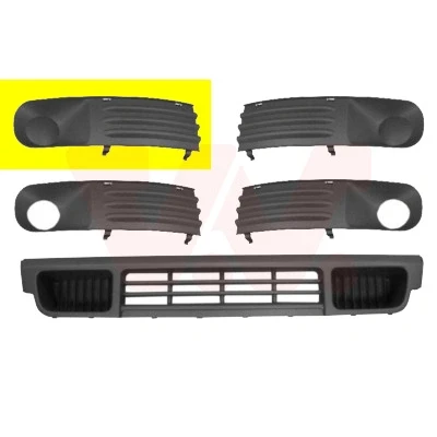 Imagen de VAN WEZEL 5896592 Rejilla Parachoques sin orificio(s) para faros antiniebla Delante, derecha VOLKSWAGEN: Transporter 5, 5 Bus