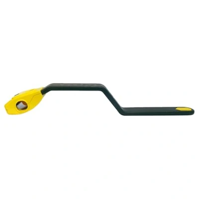 Imagen de Stoplock HG 134 66 Barra Antirrobo para Volante de Coche, 1 Unidad, con Llaves, Compatible Airbag, Color Amarillo y Gris