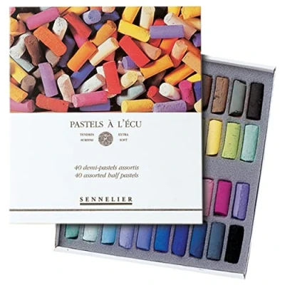Imagen de Sennelier Savoir Faire Tizas pasteleras (40 unidades), color blanco