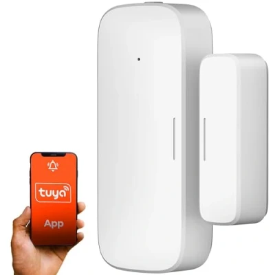 Imagen de Extralink Smart Life Window and Door Sensor, Alarma inalámbrica de Sensor Puertas y Ventanas, función Anti manipulación, se Conecta a la Pasarela multifunción Extralink, Puerta WiFi