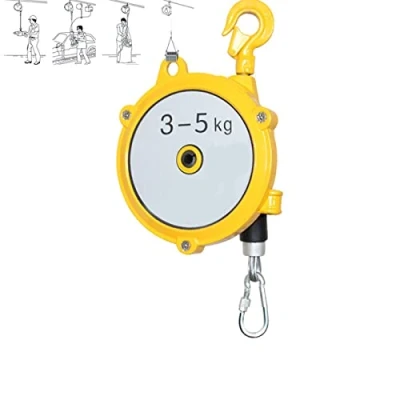 Imagen de Equilibrador de Resorte Retráctil, Balanceador con Carcasa Aluminio Engrosada y Gancho Aleación Acero, Ideal para Colgar Herramientas Estacionarias, 1 3/3 5/5 9kg(Size:3 5kg)