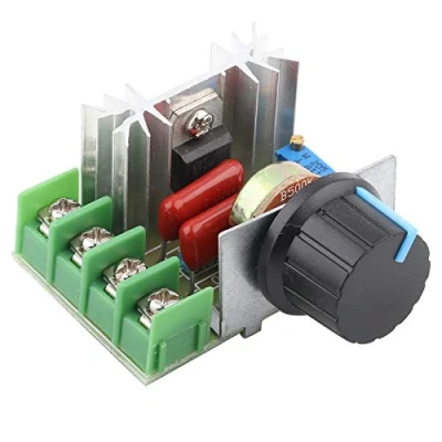 Imagen de 25A 50 220V 2000W Regulador de Voltaje del Controlador Velocidad Motor CA Atenuador SCR LED Módulo